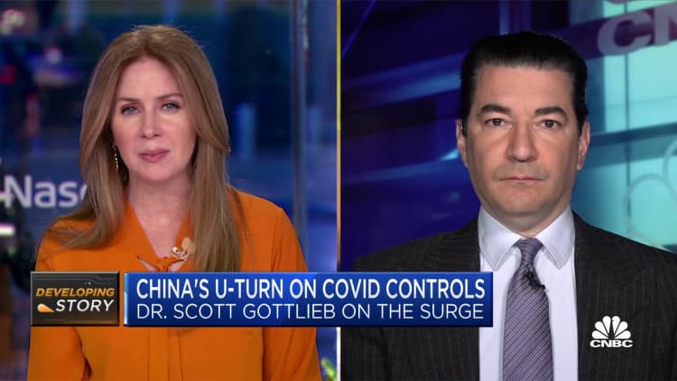 China could have multiple, successive waves of coronavirus after ending zero-Covid, says Scott Gottlieb