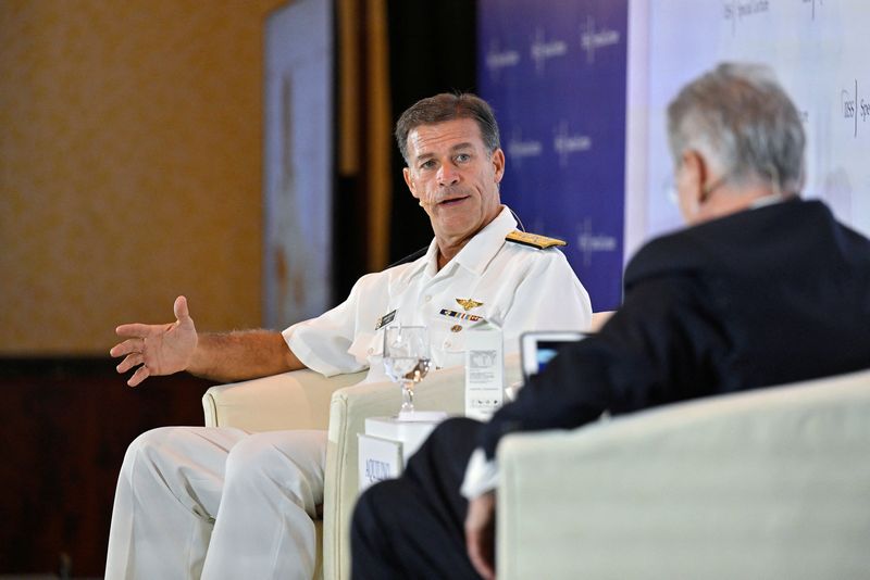 Concern over Indo Pacific friction 'alarming', top U.S. admiral says