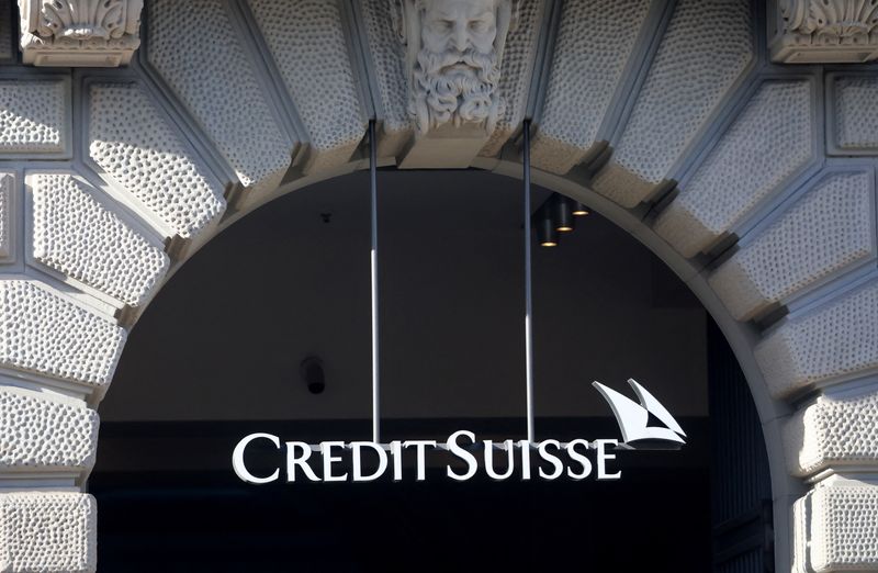 Credit Suisse shares trade higher in early activity on Swiss market