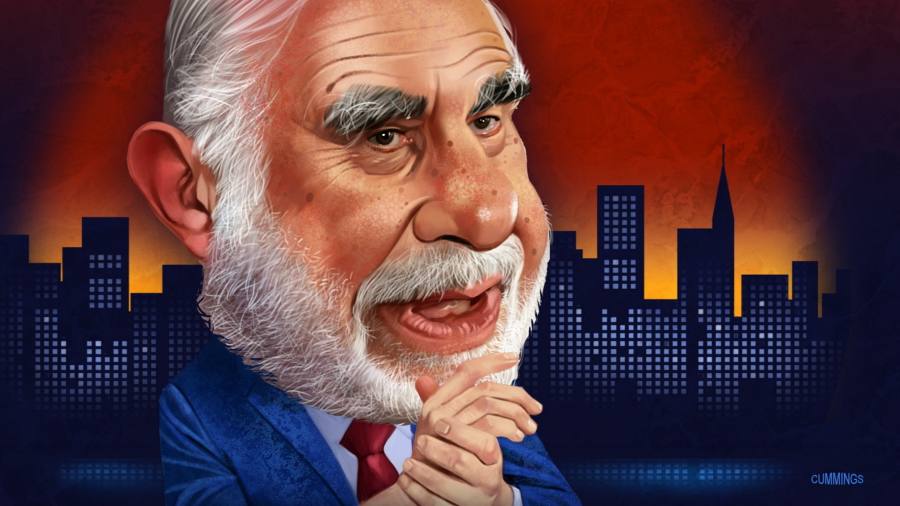 Carl Icahn, a star corporate raider brought down to earth