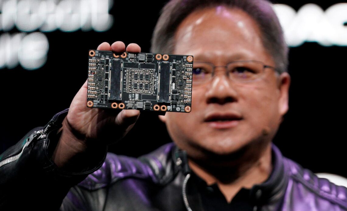 Nvidia earnings lift AMD while other chipmakers such as Intel fall
