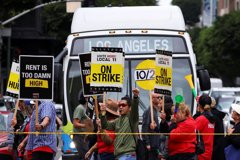 Thousands of hotel workers to rally in 18 cities ahead of contract negotiations By Reuters