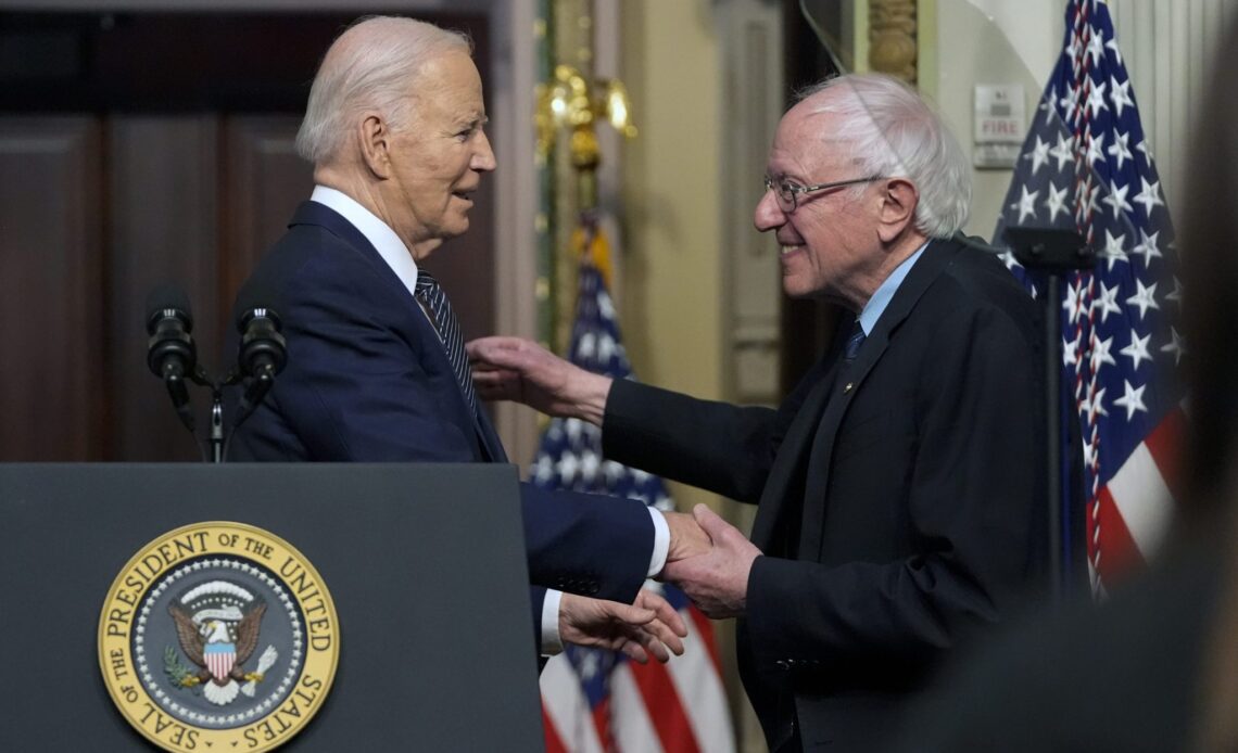 ‘Finally, finally we beat Big Pharma’: Biden and Bernie team to lower cost of inhalers, other costs