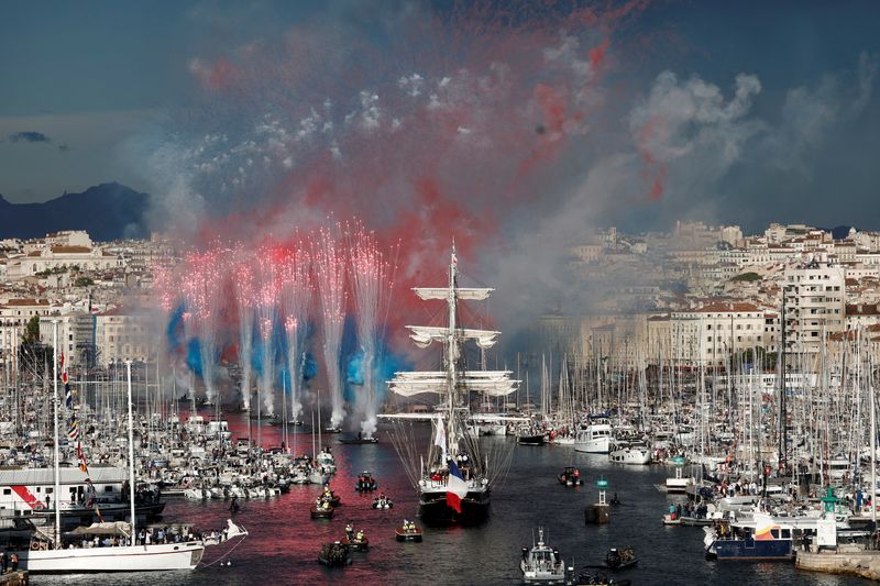 Olympics-Flame arrives in Marseille amid tight security By Reuters