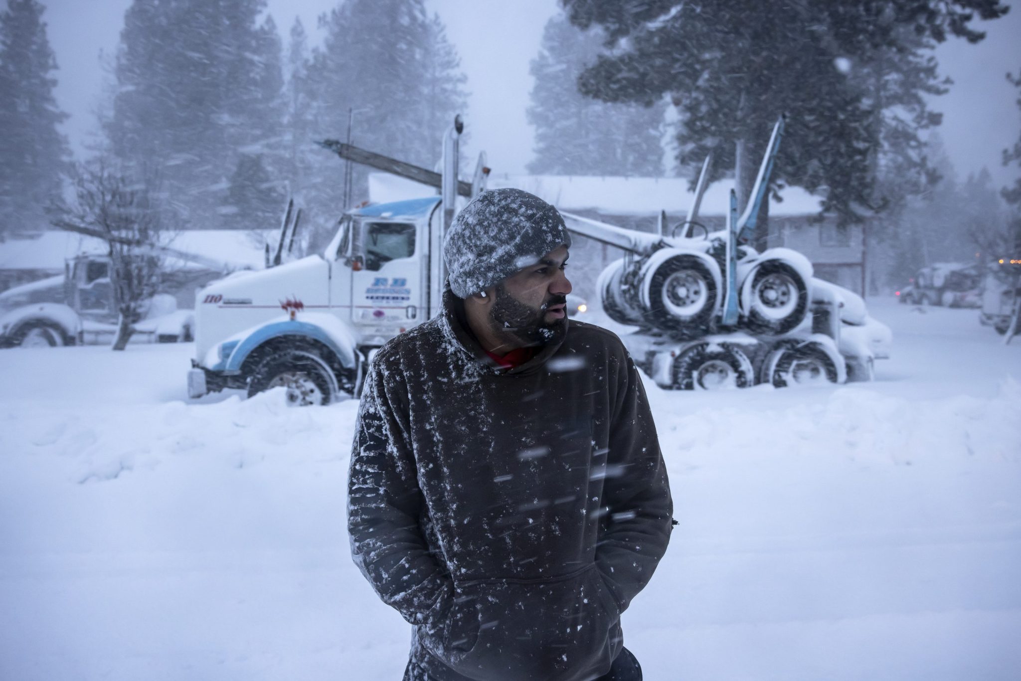 Massive storm pummels Northern California with rain and snow